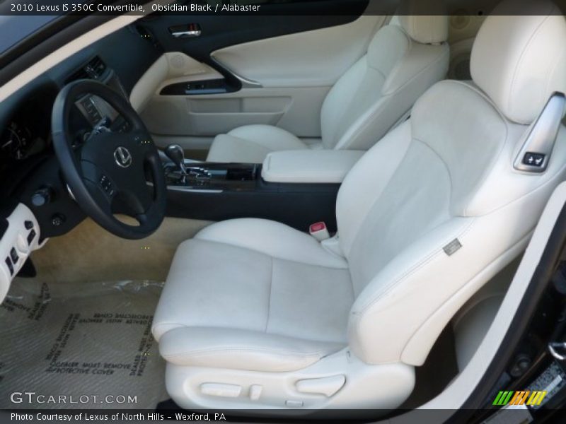 Obsidian Black / Alabaster 2010 Lexus IS 350C Convertible