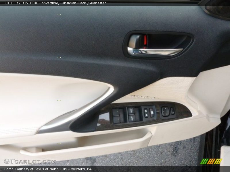 Obsidian Black / Alabaster 2010 Lexus IS 350C Convertible