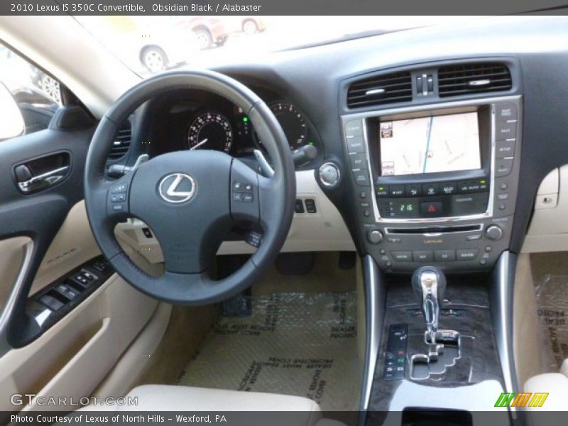 Obsidian Black / Alabaster 2010 Lexus IS 350C Convertible