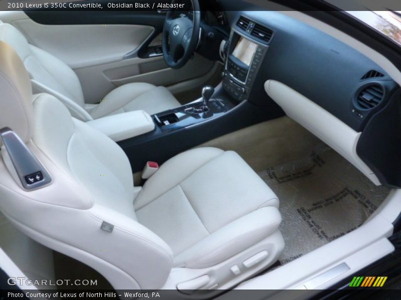 Obsidian Black / Alabaster 2010 Lexus IS 350C Convertible