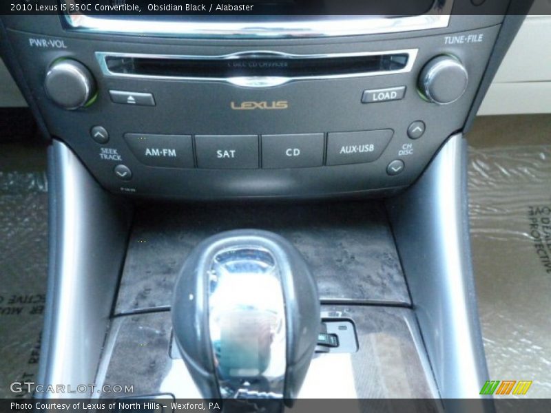Obsidian Black / Alabaster 2010 Lexus IS 350C Convertible