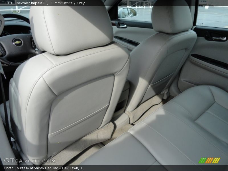 Summit White / Gray 2010 Chevrolet Impala LT
