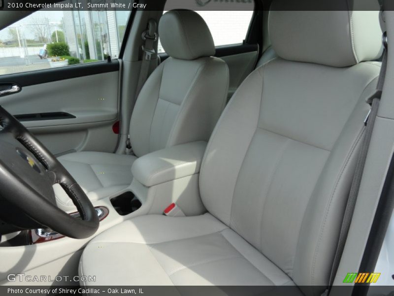 Summit White / Gray 2010 Chevrolet Impala LT