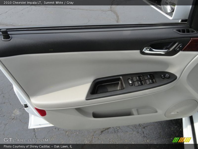 Summit White / Gray 2010 Chevrolet Impala LT