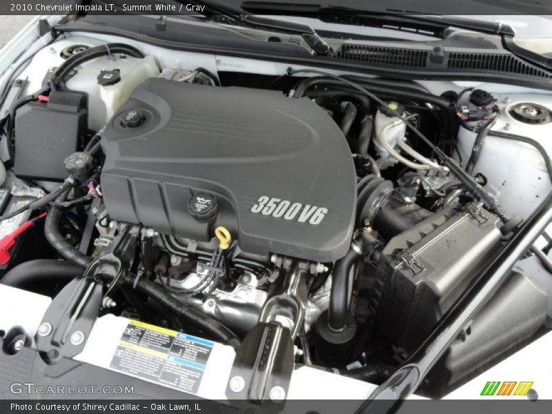 Summit White / Gray 2010 Chevrolet Impala LT