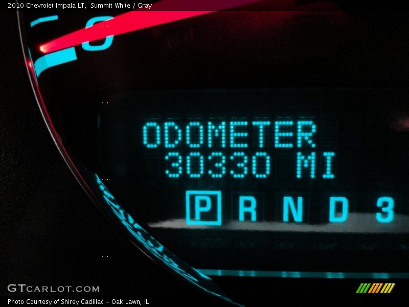 Summit White / Gray 2010 Chevrolet Impala LT