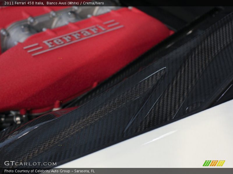 Bianco Avus (White) / Crema/Nero 2011 Ferrari 458 Italia