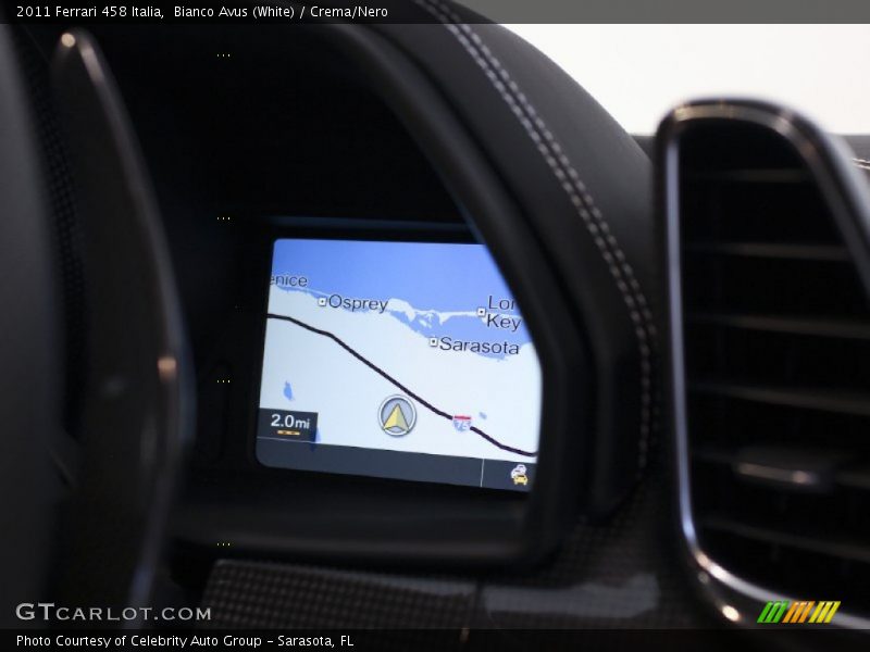 Navigation of 2011 458 Italia