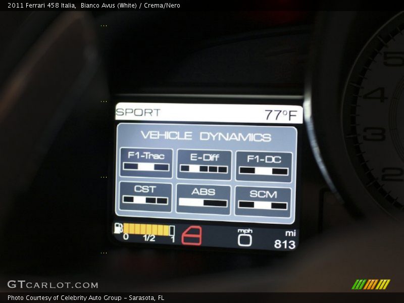 Controls of 2011 458 Italia