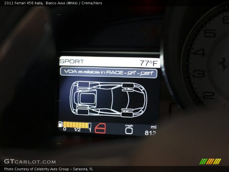 Controls of 2011 458 Italia