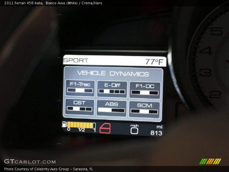 Controls of 2011 458 Italia