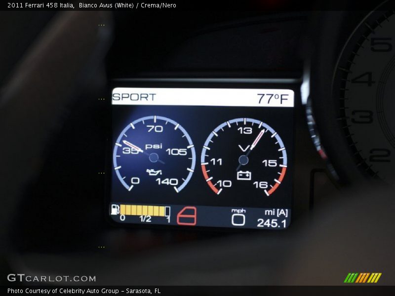  2011 458 Italia Italia Gauges