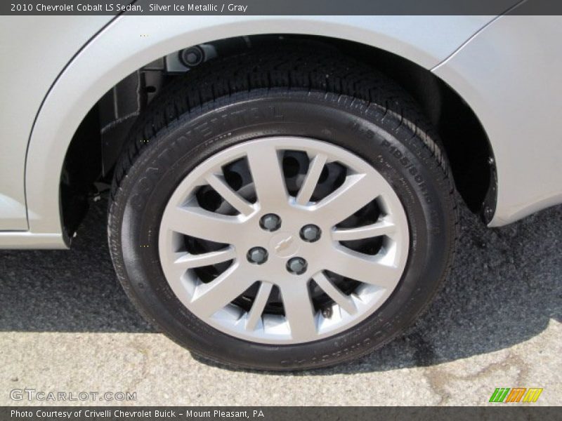 Silver Ice Metallic / Gray 2010 Chevrolet Cobalt LS Sedan