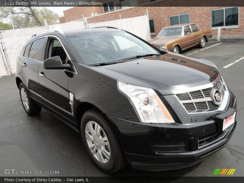 Black Raven / Ebony/Ebony 2012 Cadillac SRX Luxury