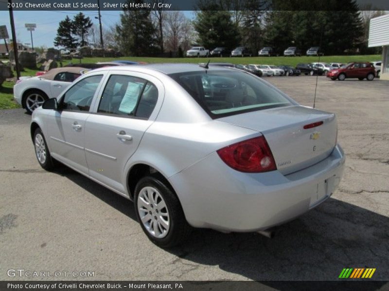 Silver Ice Metallic / Gray 2010 Chevrolet Cobalt LS Sedan