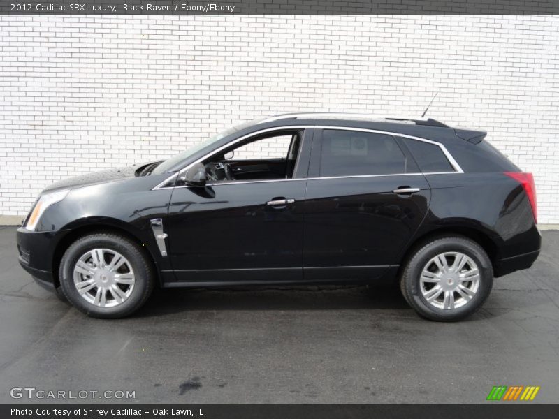 Black Raven / Ebony/Ebony 2012 Cadillac SRX Luxury