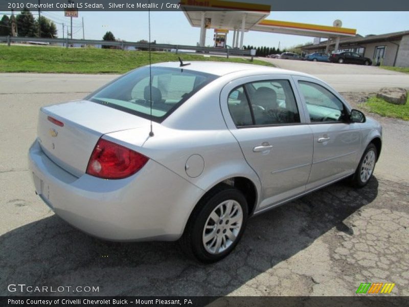 Silver Ice Metallic / Gray 2010 Chevrolet Cobalt LS Sedan