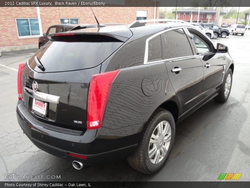 Black Raven / Ebony/Ebony 2012 Cadillac SRX Luxury