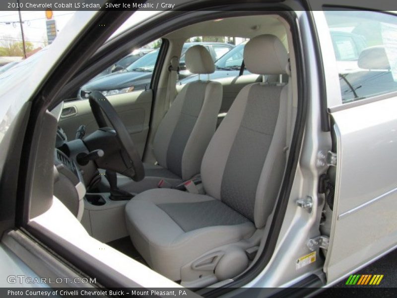 Silver Ice Metallic / Gray 2010 Chevrolet Cobalt LS Sedan