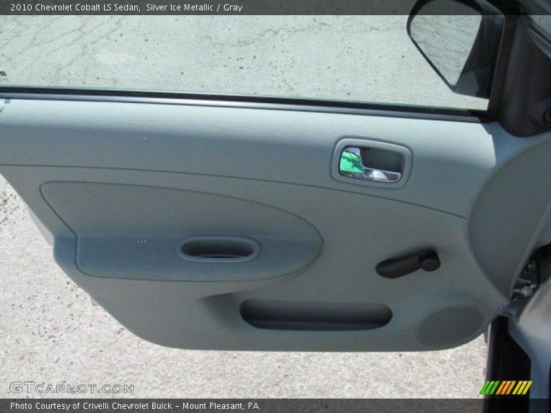 Silver Ice Metallic / Gray 2010 Chevrolet Cobalt LS Sedan