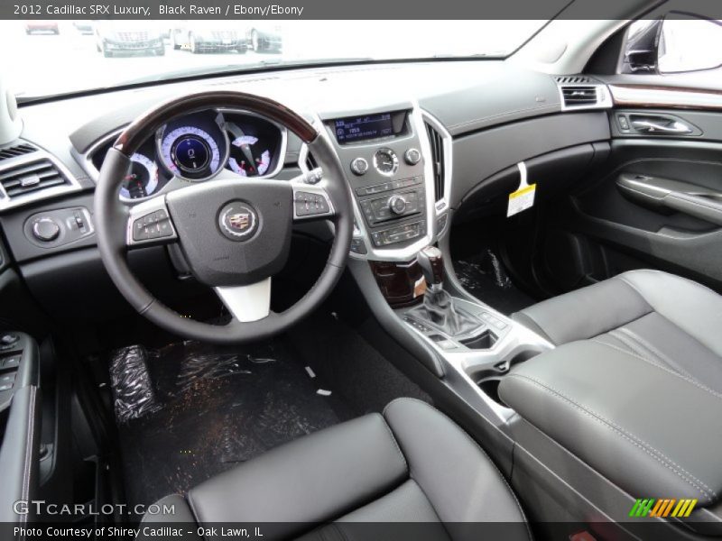 Black Raven / Ebony/Ebony 2012 Cadillac SRX Luxury