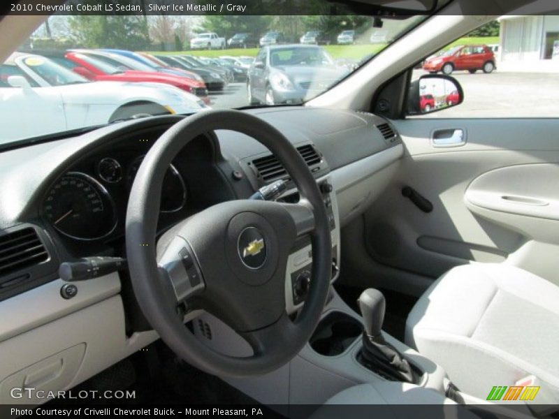 Silver Ice Metallic / Gray 2010 Chevrolet Cobalt LS Sedan