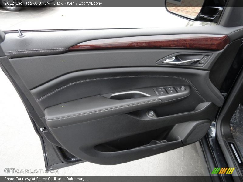 Black Raven / Ebony/Ebony 2012 Cadillac SRX Luxury