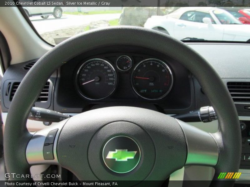 Silver Ice Metallic / Gray 2010 Chevrolet Cobalt LS Sedan
