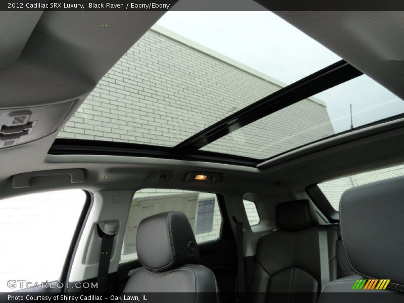 Black Raven / Ebony/Ebony 2012 Cadillac SRX Luxury