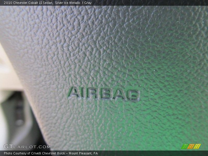 Silver Ice Metallic / Gray 2010 Chevrolet Cobalt LS Sedan