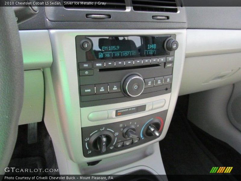 Silver Ice Metallic / Gray 2010 Chevrolet Cobalt LS Sedan