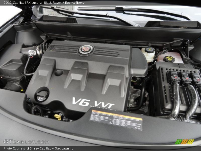 Black Raven / Ebony/Ebony 2012 Cadillac SRX Luxury