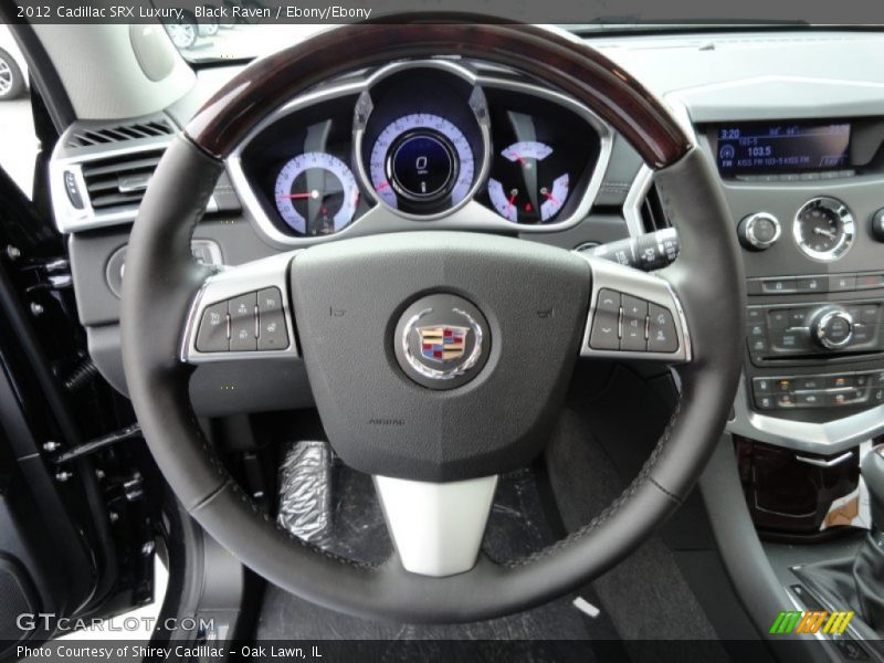 Black Raven / Ebony/Ebony 2012 Cadillac SRX Luxury