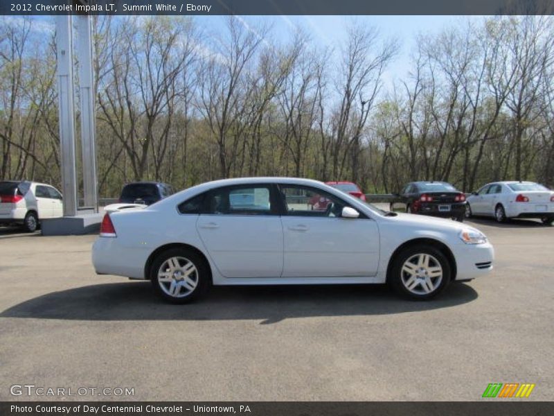 Summit White / Ebony 2012 Chevrolet Impala LT