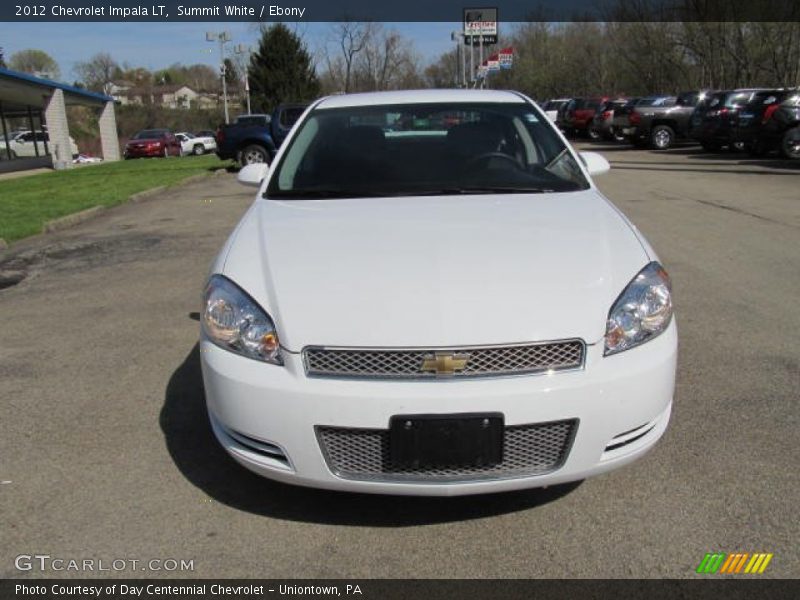 Summit White / Ebony 2012 Chevrolet Impala LT