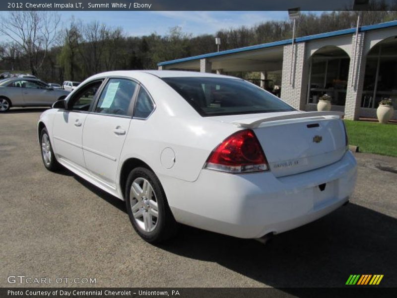 Summit White / Ebony 2012 Chevrolet Impala LT