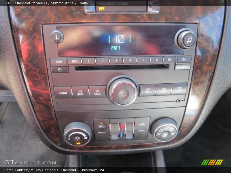 Summit White / Ebony 2012 Chevrolet Impala LT