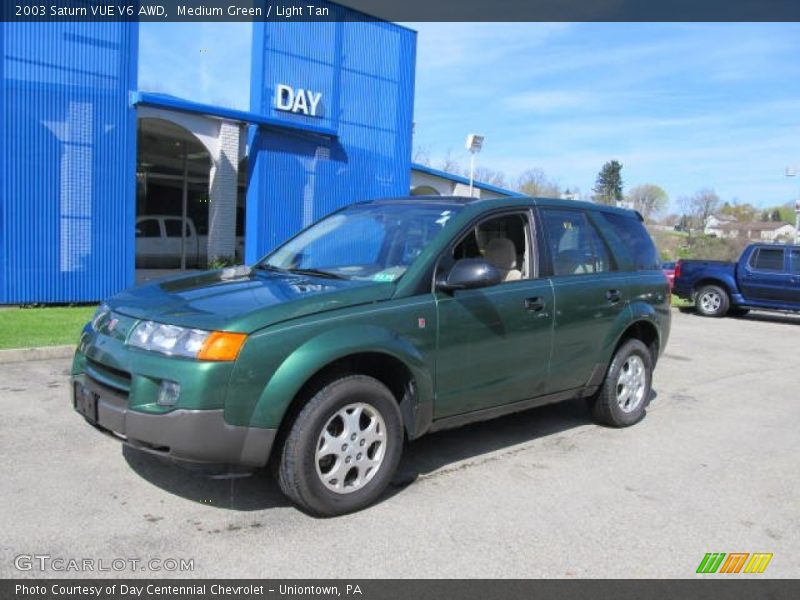 Medium Green / Light Tan 2003 Saturn VUE V6 AWD