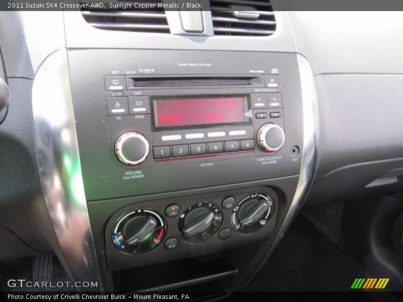 Controls of 2011 SX4 Crossover AWD