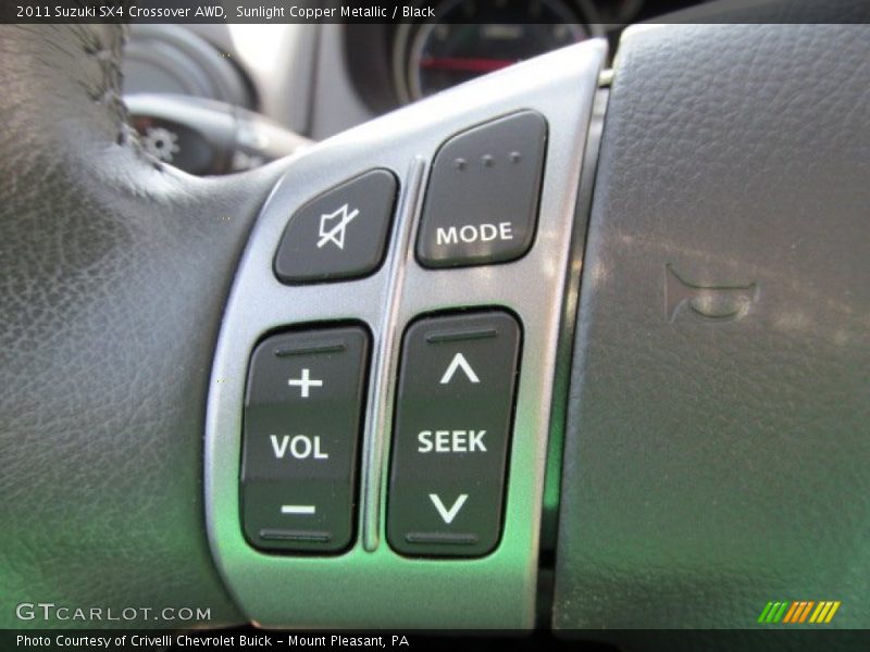 Controls of 2011 SX4 Crossover AWD