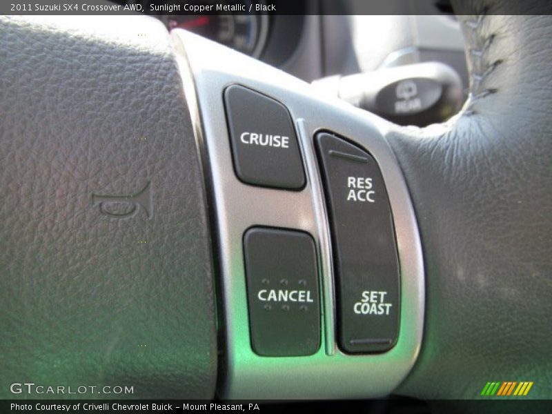 Controls of 2011 SX4 Crossover AWD