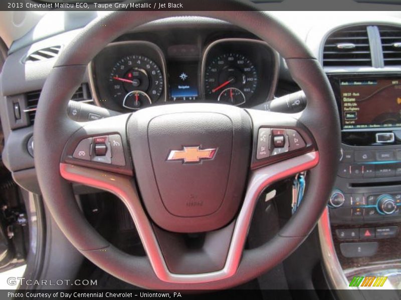 Taupe Gray Metallic / Jet Black 2013 Chevrolet Malibu ECO