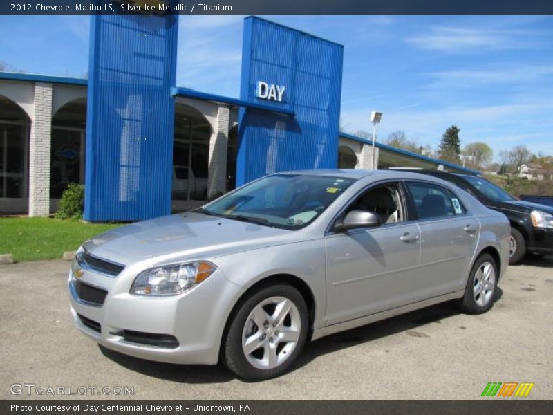 Silver Ice Metallic / Titanium 2012 Chevrolet Malibu LS