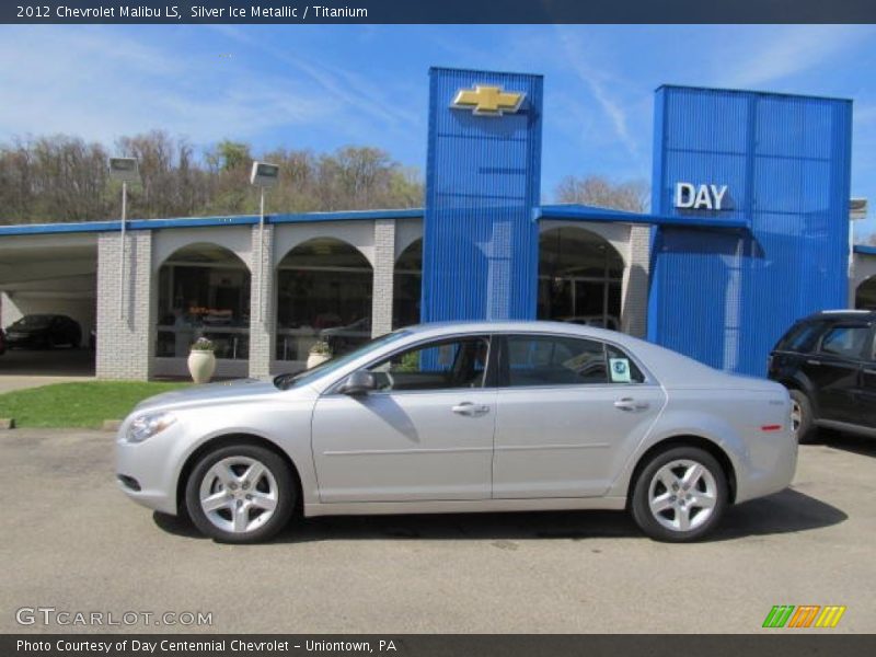 Silver Ice Metallic / Titanium 2012 Chevrolet Malibu LS