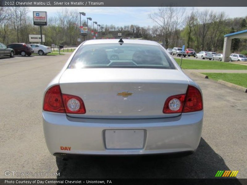 Silver Ice Metallic / Titanium 2012 Chevrolet Malibu LS