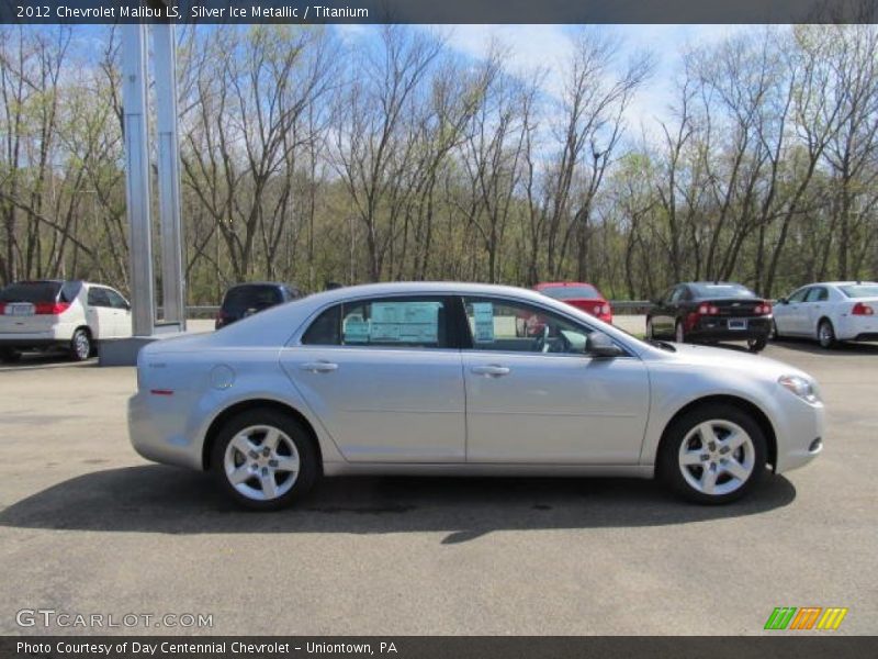 Silver Ice Metallic / Titanium 2012 Chevrolet Malibu LS