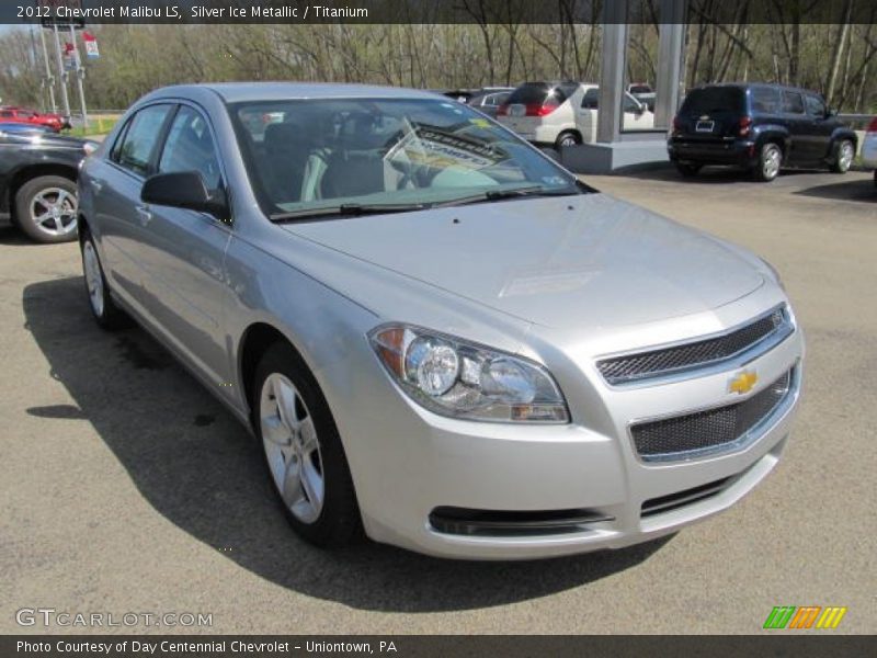 Silver Ice Metallic / Titanium 2012 Chevrolet Malibu LS