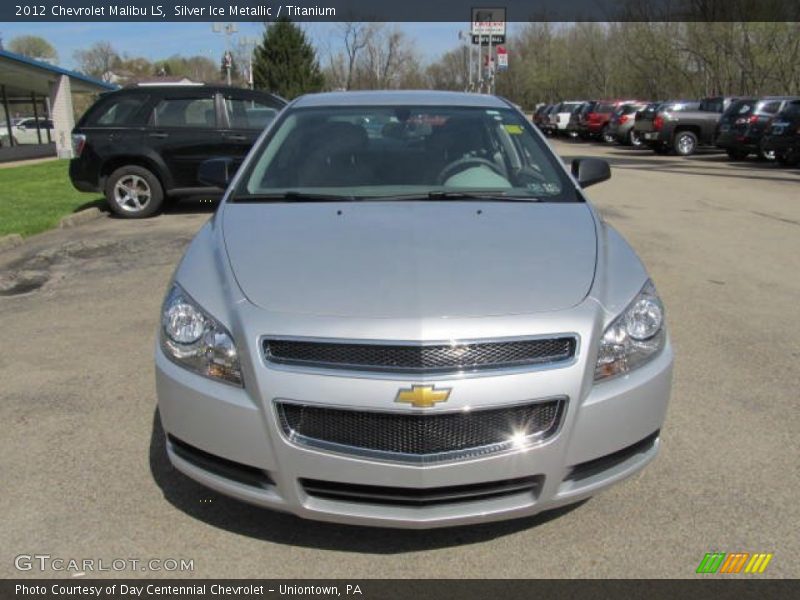 Silver Ice Metallic / Titanium 2012 Chevrolet Malibu LS