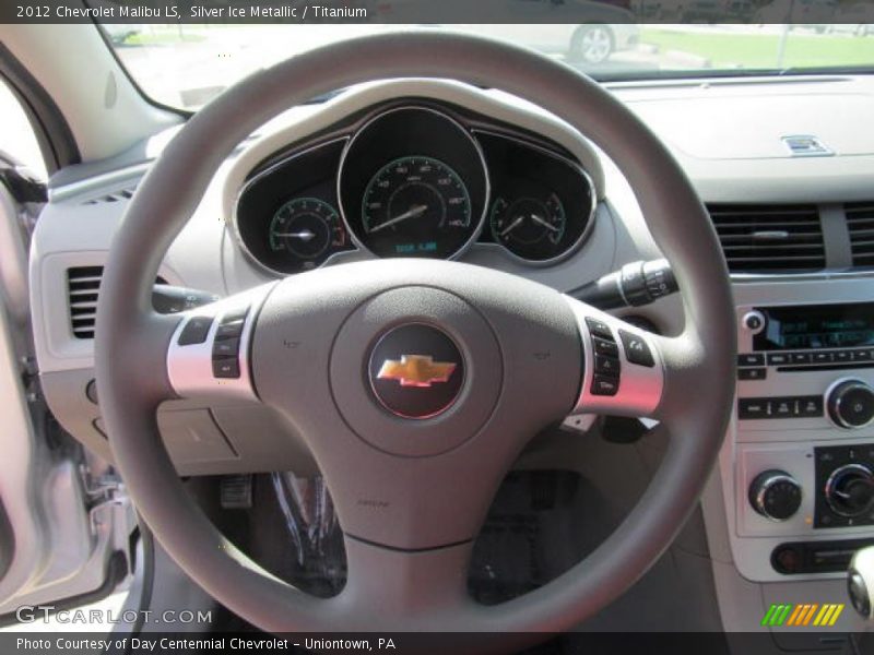 Silver Ice Metallic / Titanium 2012 Chevrolet Malibu LS