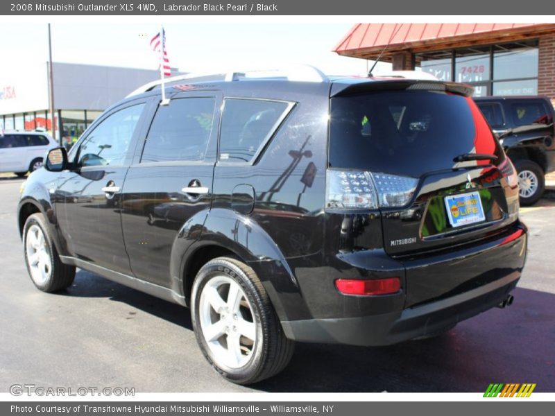 Labrador Black Pearl / Black 2008 Mitsubishi Outlander XLS 4WD